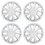 4X Silver Inch Wheel Hub Caps For Tires Rim Covers Snap-on. Fixed Price $40.99.