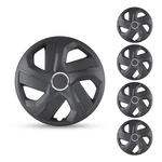 Universal 17" Wheel Covers Hubcaps - Matte Black Snap With Retention Rings. Fixed Price $56.99.