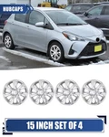 15" Steel Hubcap 4PCS Chrome Wheel Rim Covers For 2007-2020 Toyota Yaris Snap On. Fixed Price $55.99.