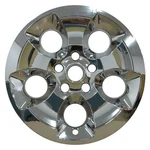 (1) One Fits 2013-2018 Jeep Wrangler # 8911P-C 18" 5 Spoke Chrome Wheel Skin. Fixed Price $29.75.