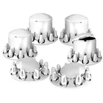 Gg Grand General 40234 Chrome Plastic Complete Abs Axle Set (2 Front Re.... Fixed Price $401.04.