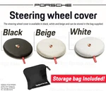 Porsche Steering Wheel Cover / Genuine With Case. Fixed Price $39.95.