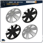 4X Inch Wheel Cover Hub Caps Universal Silver Fits R16 Tire & Steel Rim. Fixed Price $42.28.