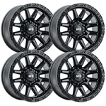 (SET-4) G-fx TR26 18X9 6X135 Matte Black 12MM Wheels Rims Inch. Fixed Price $909.00.