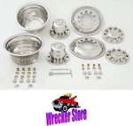 Phoenix Usa NH252 Wheel Simulators Dually Stainless Kit 22.5" Diameter 10 Lug. Fixed Price $1014.41.