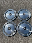 Genuine 1977 Cadillac Coupe Deville Sedan Hubcaps Wheel Covers. Fixed Price $97.75.