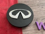 #w 1) 2018-24 Infiniti QX80 QX56 Wheel Center Cap Black Gloss 40343 6GW0A. Fixed Price $39.95.