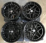 19" Esr CS15 Gloss Black Wheels 19X9.5 +22 5X114.3 Rims Set. Fixed Price $1216.00.