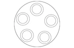 Genuine Ford Center Cap XW4Z-1130-HA. Fixed Price $45.61.
