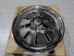64 C2 Corvette Frosted Wheel Cover W/spinner (1)--GM #3834904/3843387--NOS. Fixed Price $349.95.