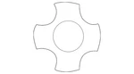 Genuine Mazda Center Cap NC97-37-190. Fixed Price $37.80.