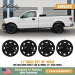 For 2010-2026 F-150 Xl 17" Black Wheel Skin Hub Caps Snap On Steel Covers. Fixed Price $77.31.