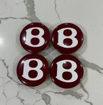 Factory Bentley Center Cap Original Genuine Oem Wheel Red Small 3W0601170F. Fixed Price $78.00.