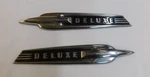 Nos Oem 1951 Ford Deluxe Front Fender Mouldings Trim Pair. Fixed Price $59.00.