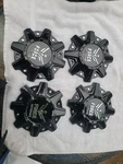 Force Offroad Wheels C-A13 Gloss Black 8.5" Diameter Center (#4 Caps). Fixed Price $150.00.