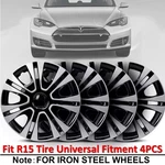 15" Set Of 4 Wheel Covers Snap On Full Fit R15 Tire & Steel Rim. Fixed Price $30.98.