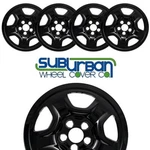 Fits 2015-2022 Jeep Renegade Sport 16" Spoke Black Wheel Skins # IMP-97BLK Set. Fixed Price $99.98.