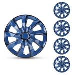 15" 4PACK Blue & Black Wheel Covers Snap On Full Hub Caps Tire+steel Rim. Fixed Price $44.99.