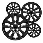Set Of 4 Hubcaps 16" Polished Black Wheel Covers For 2013 - 2018 Nissan Altima. Fixed Price $70.95.