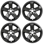 New 18" Gloss Black Skins Covers Set For 2009-2014 Dodge Challenger. Fixed Price $84.95.