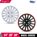 14" 15" 16" For Wheel Covers Snap On Full Hub Caps R14 R15 Tire & Steel Rim 4PCS. Fixed Price $49.99.