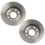 Brembo Pair Set Rear Disc Brake Rotors 256MM For Audi A3 Vw Golf Rabbit Jetta. Fixed Price $106.95.