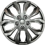 Tulalux 17" Gunmetal Grey Hubcaps Set Of 4 Snap-on Wheel Covers Nib. Fixed Price $42.99.