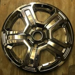 2018-2020 Jeep Wrangler Sport 7920P-C 17" 5 Spoke Chrome Wheel Skin Cap. Fixed Price $39.95.