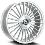 24X9 Brushed Silver Azad AZ25 W/ Xl Floating Cap 5X112 5X114.3 Wheels Rims. Fixed Price $2740.00.