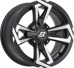 A8147037-T-52S Sedona Riot Wheel 14X7 4/137 5+2 (+10MM) Blk/machined. Fixed Price $65.00.