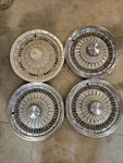 1971-1976 Chevy Monte Carlo Chevelle 15" Wire Spoke Hubcap Wheel Cover Set Of 4. Fixed Price $174.99.