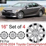 16" Set Of Hubcaps For 2018-2024 Toyota Camry Hybrid Snap On Wheel Rim Covers. Fixed Price $56.99.