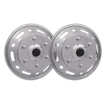 Wheel Simulator Hubcaps Front Ford E-series Chrome Silver Steel. Fixed Price $199.90.