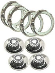 Rally Wheel Beauty Trim Rings Derby Center Cap 8PC Set 15X7 Camaro Chevelle Nova. Fixed Price $418.95.