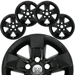 Fits Dodge Ram 1500 Truck 2013-2024 Black 17" Wheel Skins Hub Caps Rim Covers. Fixed Price $79.99.