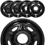 10-25 Ford F250 F350 Xl Super Duty 4X4 17" Black Wheel Skins Rim Covers Hub Caps. Fixed Price $89.99.