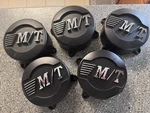 Set Of Mickey Thompson 90000001680 Mt Classic Iii Blk Cap 8X6.5. Fixed Price $120.00.