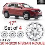17" Set Of Hubcaps For 2014-2020 Nissan Rogue R17 Wheel Covers Snap On Chrome. Fixed Price $64.99.