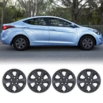 15" Wheel Covers For 2011-2016 Hyundai Elantra Matte Black Set Of 4 Direct Fit. Fixed Price $44.99.