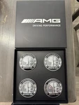 Genuine Mercedes Benz Affalterbach Amg Heritage Wheel Center Hub Caps Set New. Fixed Price $219.99.