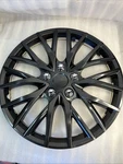 Bdk 4-PACK 16-INCH Black Hubcaps Snap-on Wheel Covers KT-1068-16-SPBK(N) Damaged. Fixed Price $55.00.