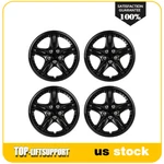 4X 14" Inch Wheel Covers Snap On Hub Caps Rim Fits R14 Tire & Black. Fixed Price $36.19.