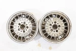 Used Bmw Alcoa Metric Wheel Pair- 5X120 -165TR 390CH. Fixed Price $199.99.