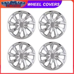 15" Set Of 4 Chrome Silver Wheel Rim Covers Full Hub Caps For R15 Tire Snap On. Fixed Price $42.99.