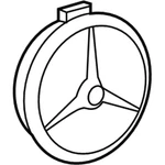 Genuine Mercedes-benz Oe Hub Cap 000-400-27-00-7756. Fixed Price $46.98.
