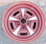 Vintage Pontiac 15" X 7" Factory Steel Rally Wheel. Lug 4.75". Code Hm M5 5.. Fixed Price $169.99.