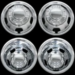 Fits Dodge Ram 3500 2019-26 Chrome 17" Dually Wheel Simulators Skins Liners. Fixed Price $429.99.