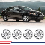 Set Of 4 15" Inch Bolt-on Chrome Wheel Cover Hubcaps For 2013-2015 Honda Civic. Fixed Price $45.99.