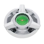 United Pacific F626304 Axle Hub Cap Chrome, With Green Center Bird, Ford. Fixed Price $76.77.