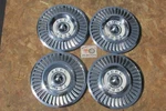 1957 Ford Thunderbird 14" Deluxe Turbine Wheel Covers, Hubcaps, Set Of. Fixed Price $179.95.